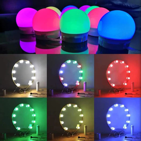 10 Bulbs RGB Vanity Light