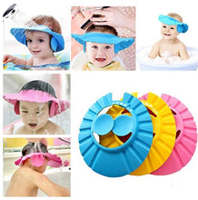 Load image into Gallery viewer, Adjustable Baby Shower Cap With Ear Protector (Random Color)
