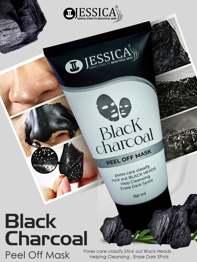Jessica - Black Charcoal Peel Off Mask - 150ml