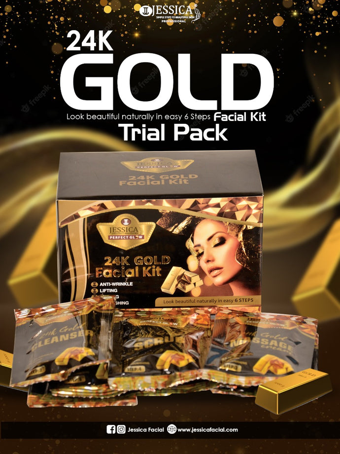 Jessica - 24K Gold Facial Kit - 7 Sachets