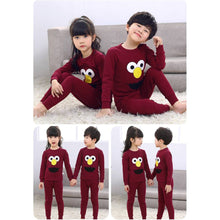 Load image into Gallery viewer, Cartoon Face Printed Design Styles Kids Night Suits Full Sleeves Kids Night Suits Kids Sleepwear Kids Night Dress
