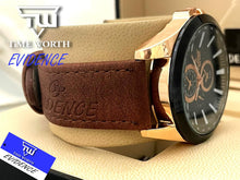 Load image into Gallery viewer, Time Worth Evidence Stylish Brown Leather Strap Watch
