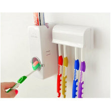 Load image into Gallery viewer, Toothpaste Dispenser Automatic Toothpaste Squeezer &amp; Holder Set
