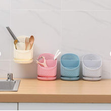 Load image into Gallery viewer, Cutlery Drainer And Organizer With Water Drainer- Random Color 1 pc

