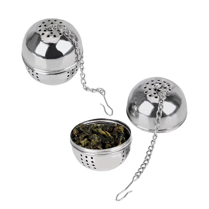 (100 Pcs Ctn) Ball Shape Tea Infuser Hangable Home Kitchen Accessories For Loose Tea Leaf Spice Stainless