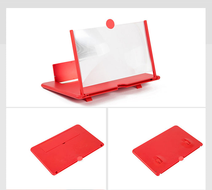 12-inch RED Mobile Phone Screen Magnifier Video Screen Amplifier Foldable Amplifier Video Magnifier portable magnifier