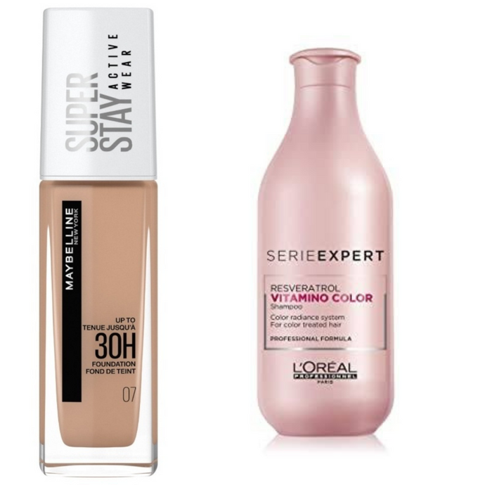 BUNDLE OFFER- Loreal Serie Expert Vitamino Color Shampoo + Maybelline Super Stay Foundation CLASSIC NUDE 07