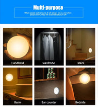 Load image into Gallery viewer, LED Motion Sensor Lights WARM with USB Charger - SET OF 3 LIGHTS
