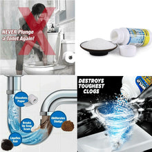 Load image into Gallery viewer, Toilet &amp; Sink Clog Remover Drain Cleaner Powder

