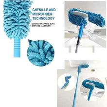 Load image into Gallery viewer, Flexible Microfiber Fan Duster with Telescopic Rod (Random Colors)

