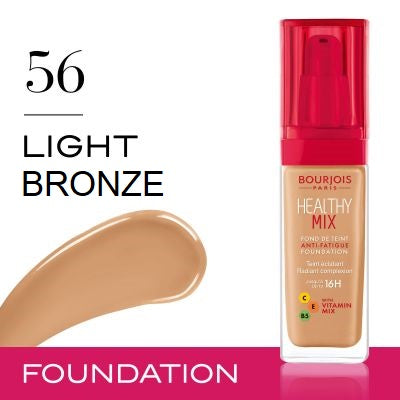 Bourjois HEALTHY MIX  FOUNDATIONS  56 Light Bronze- Made in France