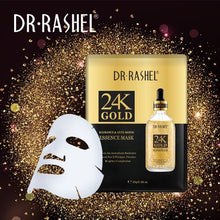 Load image into Gallery viewer, 5 pcs Dr.Rashel 24K Gold Radiance &amp; Anti Aging Essence Mask 25g-DRL1482
