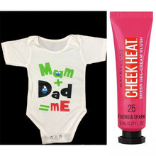 Load image into Gallery viewer, Baby Romper UNISEX 6-9 Months &amp; Maybelline Cheek Heat Blush FUCHSIA SPARK
