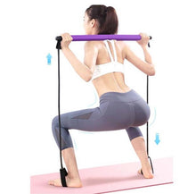 Load image into Gallery viewer, Fitness Yoga Pilates Bar Stick Crossfit Resistance - PINK
