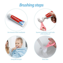 Load image into Gallery viewer, 360 Degree U-Shaped Baby Toothbrush Children Child Toothbrush Teethers Baby Brush Silicone Kids Teeth Oral Care Cleaning (With Box)
