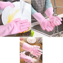Load image into Gallery viewer, Full Finger Silicone Gloves, For Home (Random Colors)
