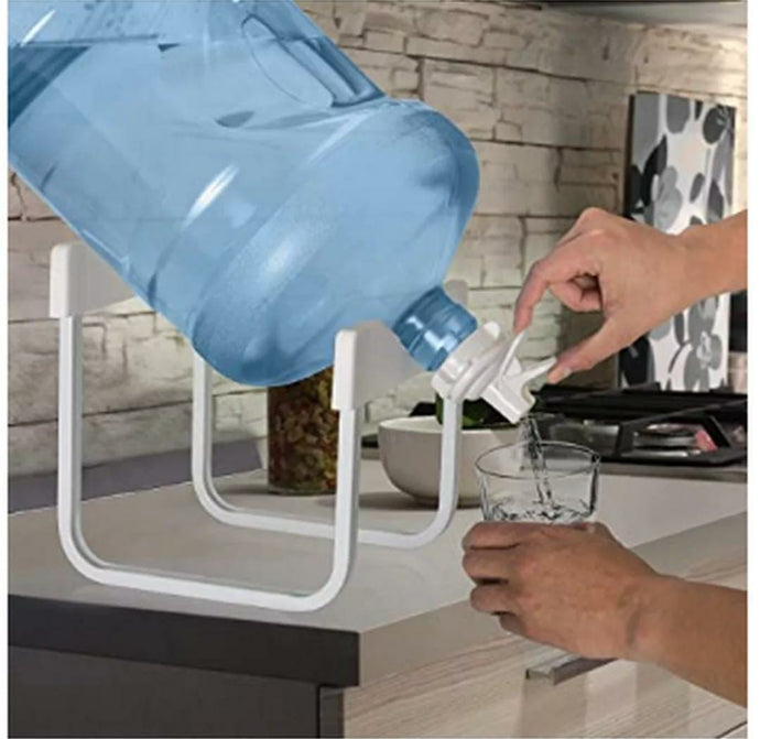 Rust Resistant Dispenser Practical Water Jug Stand Rack Shelf Organization Slip Holders Flow Tap Valve Non Fast Spout Bottles Storage Home