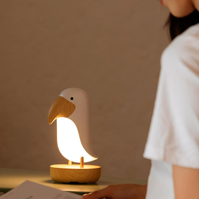Taucan Bird Night Light Stepless Dimming LED Breathing Light Table Lamp
