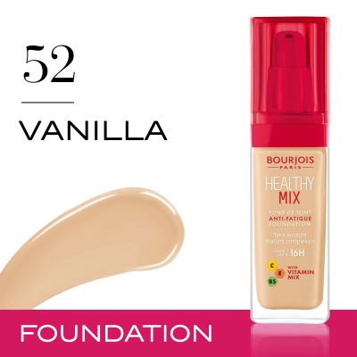 Bourjois HEALTHY MIX  FOUNDATIONS  52 Vanilla- Made in France